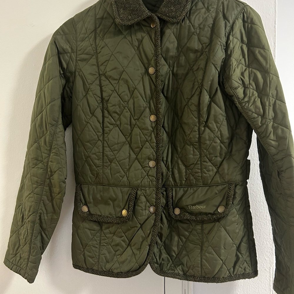 Barbour Women's Quilted Jacket - Olive Green